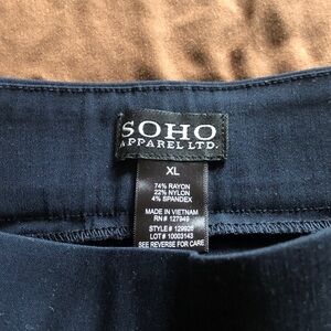 Soho Apparel Deep Blue Trousers